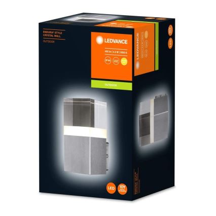 Ledvance - LED zunanja stenska svetilka CRYSTAL LED/4,5W/230V IP44