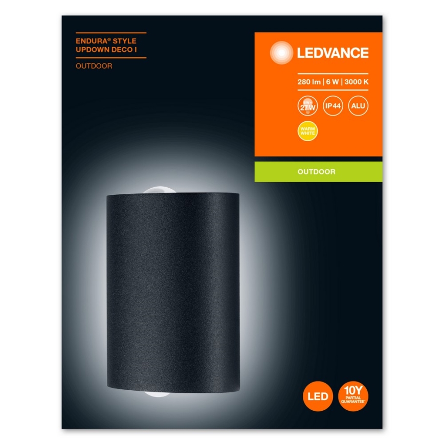 Ledvance - LED Zunanja stenska svetilka ENDURA LED/6W/230V