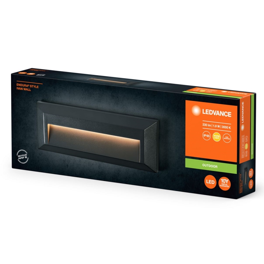 Ledvance - LED Zunanja stenska svetilka ENDURA STYLE IVAN LED/1,9W/230V IP65