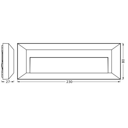 Ledvance - LED Zunanja stenska svetilka ENDURA STYLE IVAN LED/1,9W/230V IP65