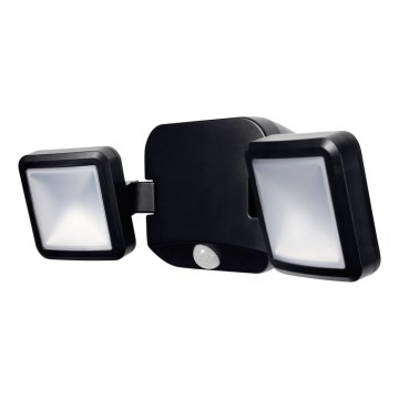 Ledvance - LED Zunanja stenska svetilka s senzorjem BATTERY 2xLED/10W/4xD IP54