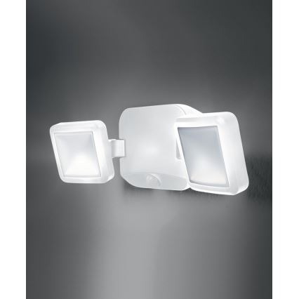 Ledvance - LED Zunanja stenska svetilka s senzorjem BATTERY 2xLED/10W/4xD IP54