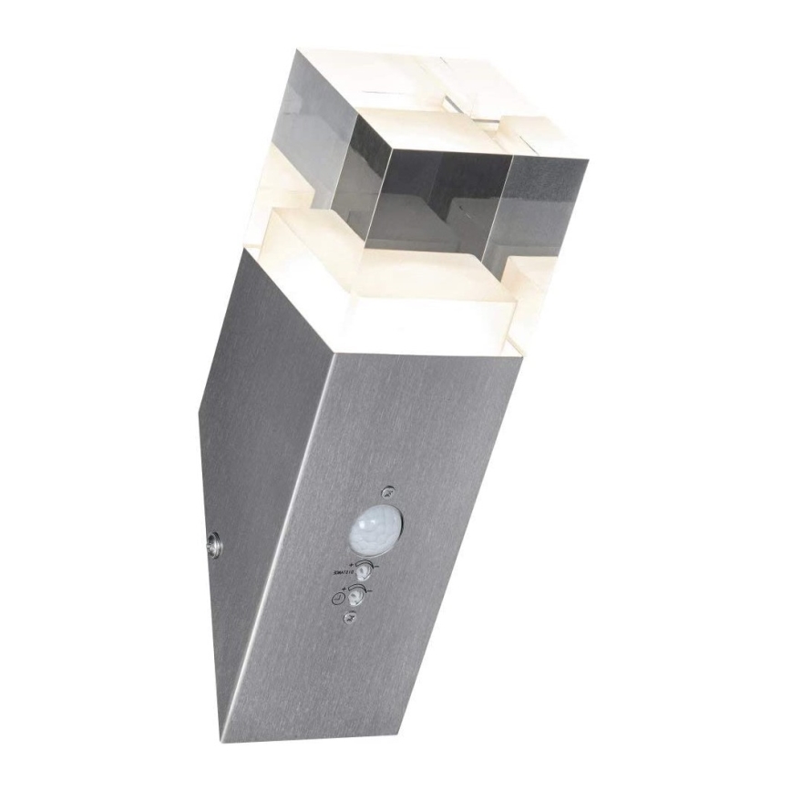 Ledvance - LED Zunanja stenska svetilka s senzorjem CRYSTAL 1xLED/5W/230V IP44