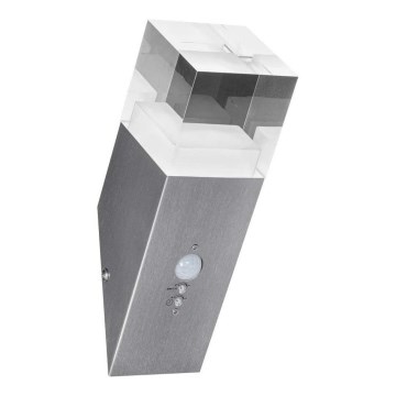 Ledvance - LED zunanja stenska svetilka s senzorjem CRYSTAL LED/5W/230V IP44