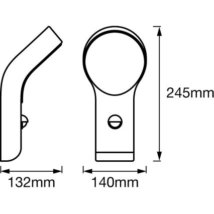 Ledvance - LED Zunanja stenska svetilka s senzorjem ENDURA LED/8W/230V IP44