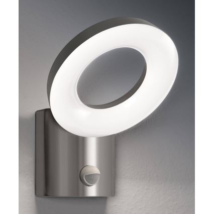 Ledvance - LED Zunanja stenska svetilka s senzorjem LOOP 1xLED/12W/230V IP44