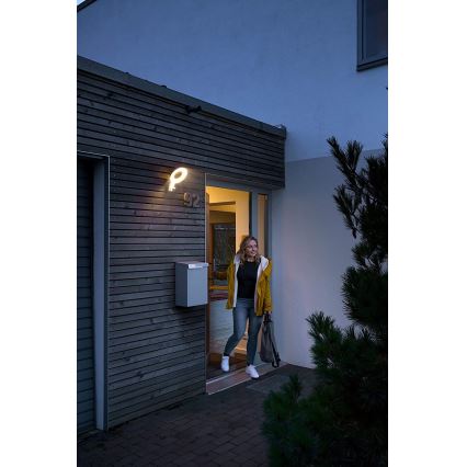 Ledvance - LED Zunanja stenska svetilka s senzorjem LOOP 1xLED/12W/230V IP44