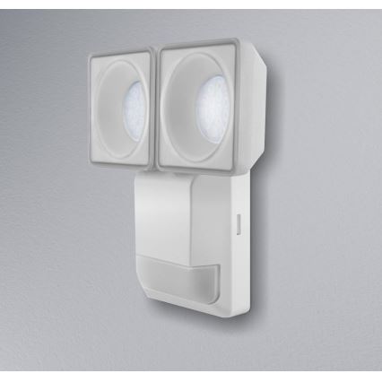 Ledvance - LED Zunanja stenska svetilka s senzorjem SPOT 2xLED/8W/230V IP55