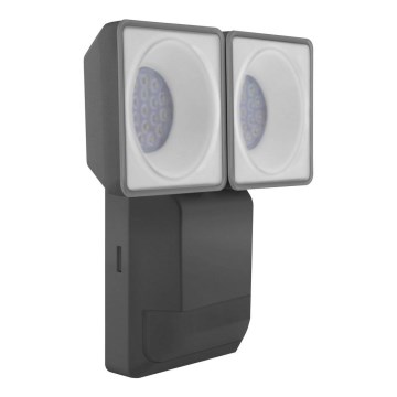 Ledvance - LED Zunanja stenska svetilka s senzorjem SPOT 2xLED/8W/230V IP55