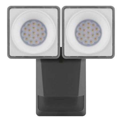 Ledvance - LED Zunanja stenska svetilka s senzorjem SPOT 2xLED/8W/230V IP55