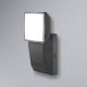 Ledvance - LED Zunanja stenska svetilka s senzotjem SPOT LED/8W/230V IP55 črna