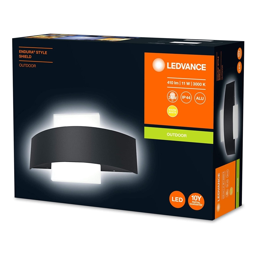 Ledvance - LED Zunanja stenska svetilka SHIELD LED/11W/230V IP44