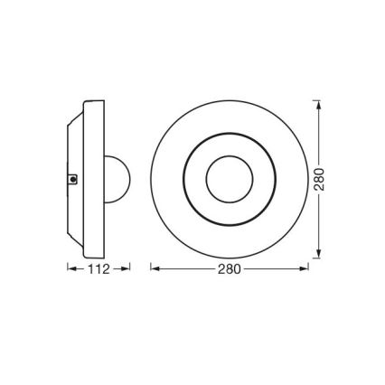 Ledvance - LED Zunanja svetilka s senzorjem in kamera SMART+ LED/22W/230V IP44 Wi-Fi