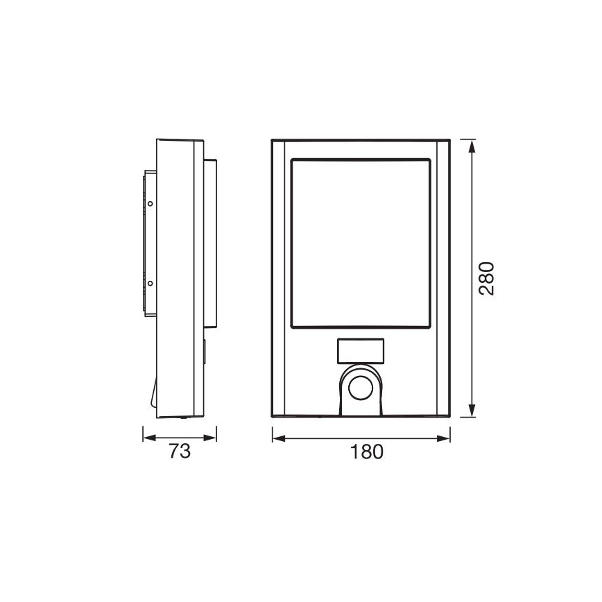Ledvance - LED Zatemnitven zunanja senzorska stenska svetilka in kamera SMART+ LED/22W/230V IP44 Wi-Fi