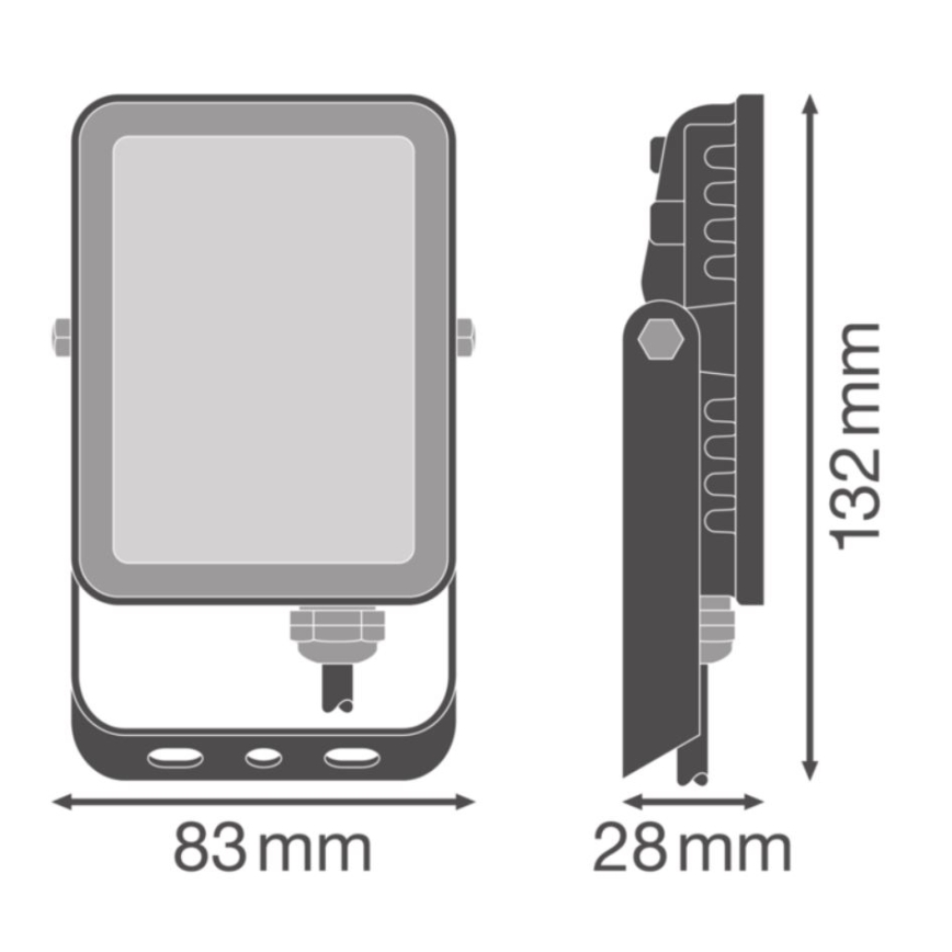 Ledvance - LED Zunanji stenski reflektor FLOODLIGHT ESSENTIAL LED/10W/230V IP65