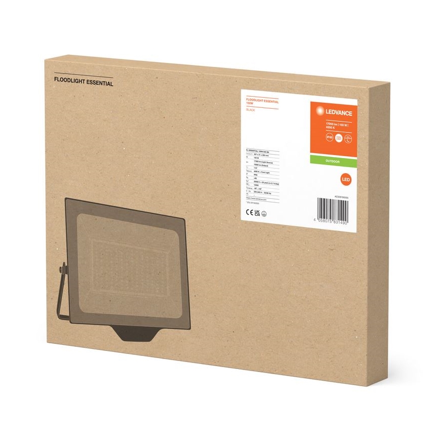 Ledvance - LED Zunanji stenski reflektor FLOODLIGHT ESSENTIAL LED/150W/230V IP65