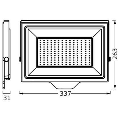 Ledvance - LED Zunanji stenski reflektor FLOODLIGHT ESSENTIAL LED/150W/230V IP65