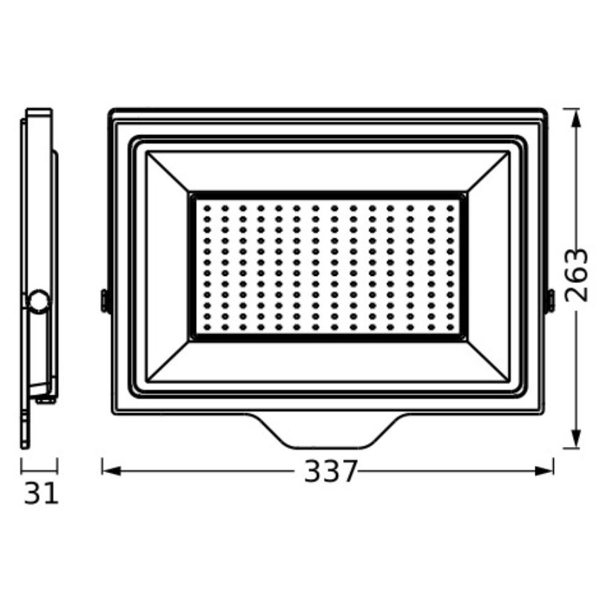 Ledvance - LED Zunanji stenski reflektor FLOODLIGHT ESSENTIAL LED/150W/230V IP65