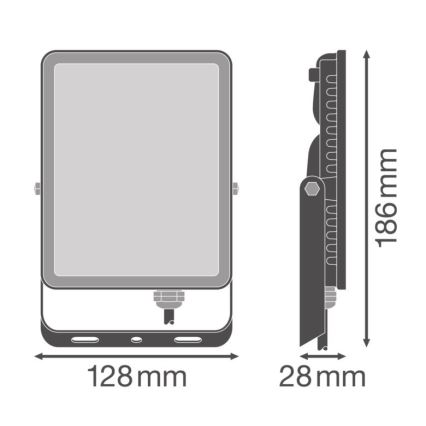 Ledvance - LED Zunanji stenski reflektor FLOODLIGHT ESSENTIAL LED/30W/230V 4000K IP65