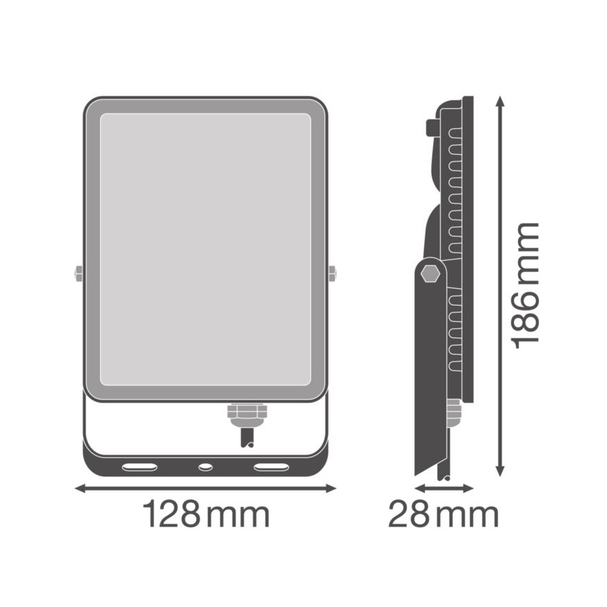 Ledvance - LED Zunanji stenski reflektor FLOODLIGHT ESSENTIAL LED/30W/230V 4000K IP65