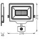 Ledvance - LED Zunanji stenski reflektor s senzorjem FLOODLIGHT ESSENTIAL LED/100W/230V IP65