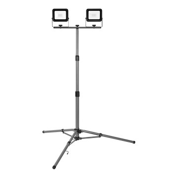 Ledvance - LED Zunanji reflektor z držalom WORKLIGHT TRIPOD 2xLED/20W/230V 6500K IP65