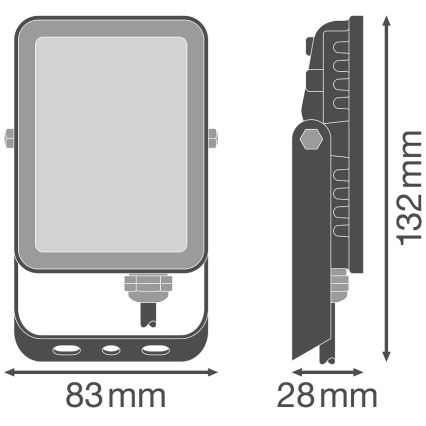 Ledvance - LED Zunanji stenski reflektor FLOODLIGHT LED/10W/230V 4000K IP65