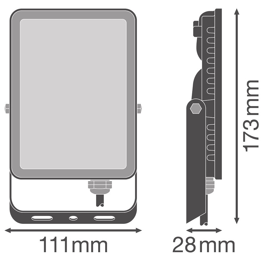 Ledvance - LED Zunanji stenski reflektor FLOODLIGHT LED/20W/230V 4000K IP65
