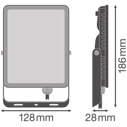 Ledvance - LED Zunanji stenski reflektor FLOODLIGHT LED/30W/230V 4000K IP65