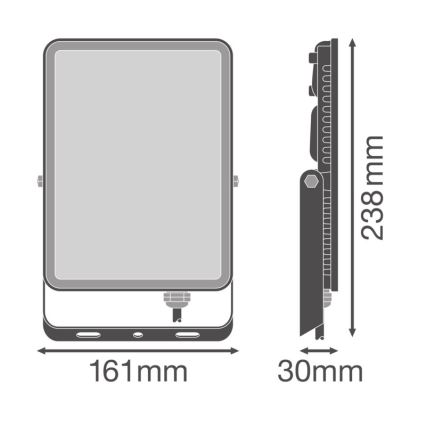 Ledvance - LED zunanji stenski reflektor FLOODLIGHT LED/50W/230V IP65