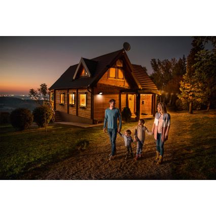 Ledvance - LED zunanji stenski reflektor s senzorjem gibanja in senzorjem za temo FLOODLIGHT LED/30W/230V IP65