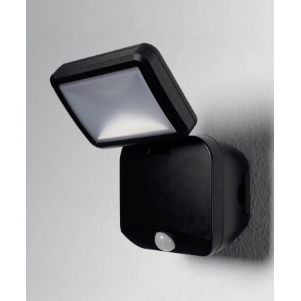 Ledvance - LED Zunanji stenski reflektor s senzorjem SPOTLIGHT LED/4W/4xD IP54
