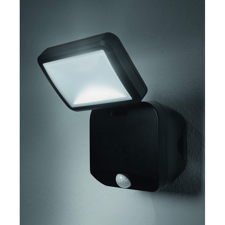 Ledvance - LED Zunanji stenski reflektor s senzorjem SPOTLIGHT LED/4W/4xD IP54