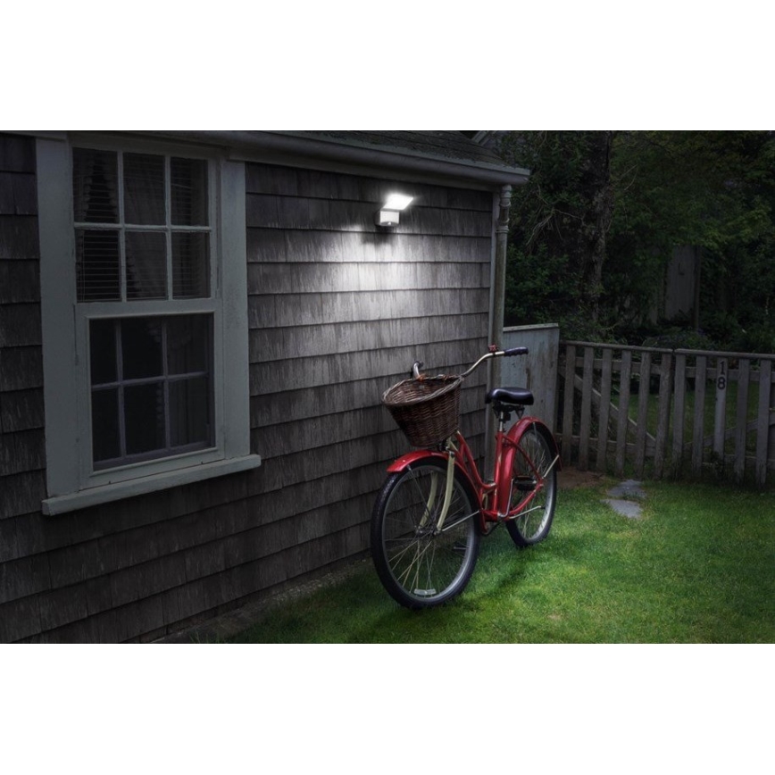 Ledvance - LED Zunanji stenski reflektor s senzorjem SPOTLIGHT LED/4W/4xD IP54