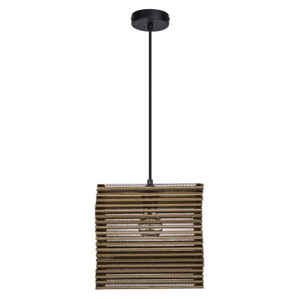 Ledvance - Lestenec na vrvici DECOR CARDBOARD 1xE27/15W/230V 25x25 cm