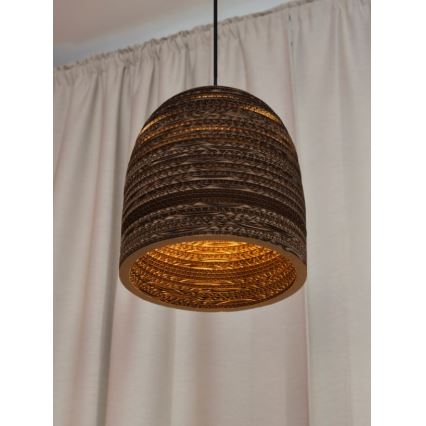 Ledvance - Lestenec na vrvici DECOR CARDBOARD 1xE27/15W/230V pr. 25 cm