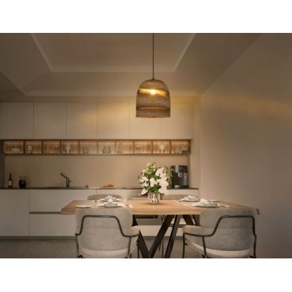 Ledvance - Lestenec na vrvici DECOR CARDBOARD 1xE27/15W/230V pr. 25 cm