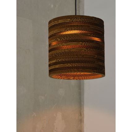 Ledvance - Lestenec na vrvici DECOR CARDBOARD 1xE27/15W/230V pr. 25 cm