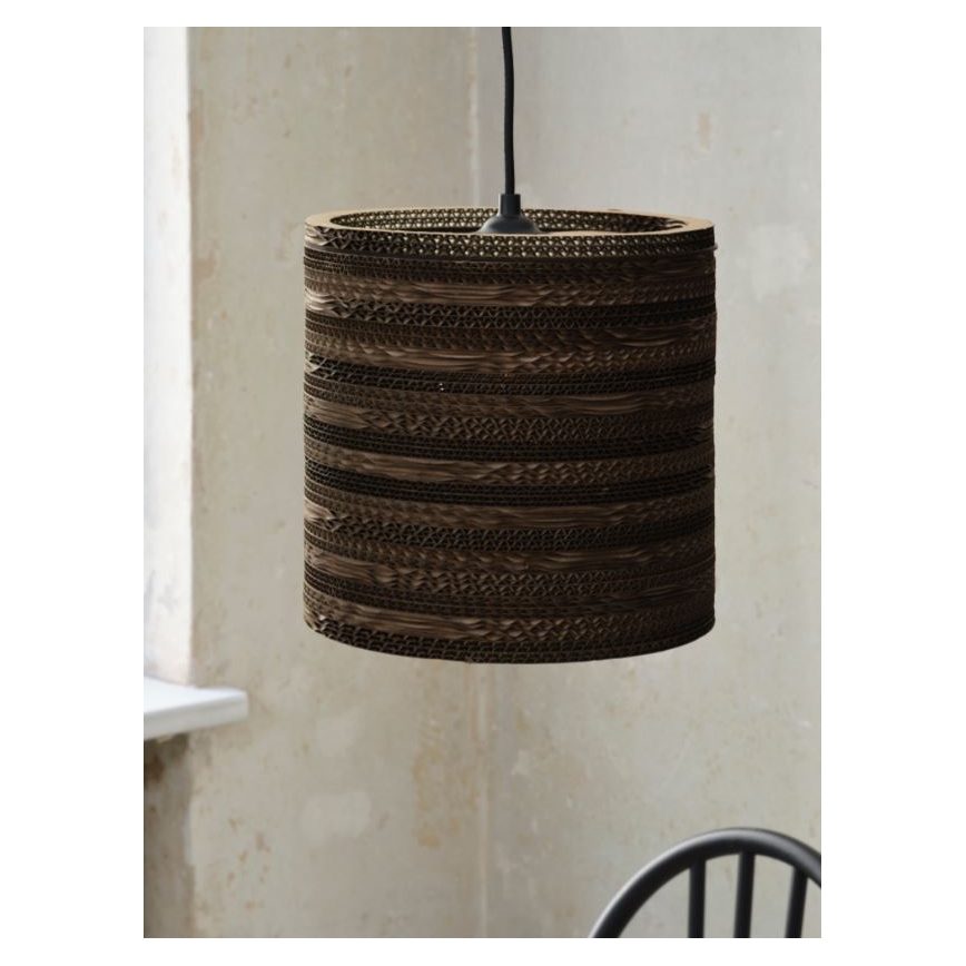 Ledvance - Lestenec na vrvici DECOR CARDBOARD 1xE27/15W/230V pr. 25 cm