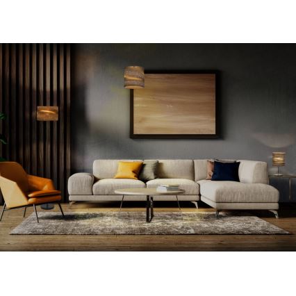 Ledvance - Lestenec na vrvici DECOR CARDBOARD 1xE27/15W/230V pr. 25 cm