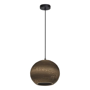 Ledvance - Lestenec na vrvici DECOR CARDBOARD 1xE27/15W/230V pr. 26 cm