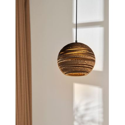 Ledvance - Lestenec na vrvici DECOR CARDBOARD 1xE27/15W/230V pr. 26 cm