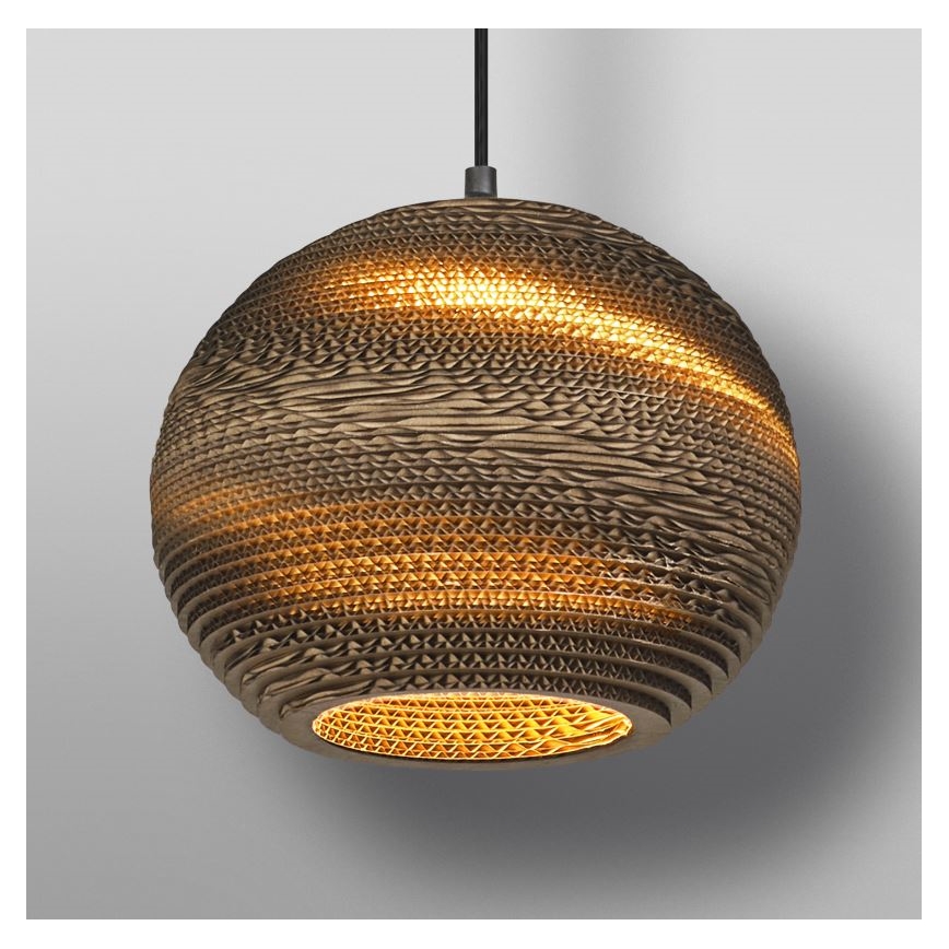Ledvance - Lestenec na vrvici DECOR CARDBOARD 1xE27/15W/230V pr. 26 cm