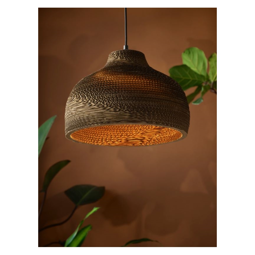 Ledvance - Lestenec na vrvici DECOR CARDBOARD 1xE27/15W/230V pr. 36 cm