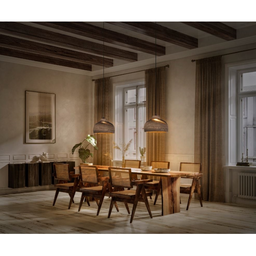 Ledvance - Lestenec na vrvici DECOR CARDBOARD 1xE27/15W/230V pr. 36 cm