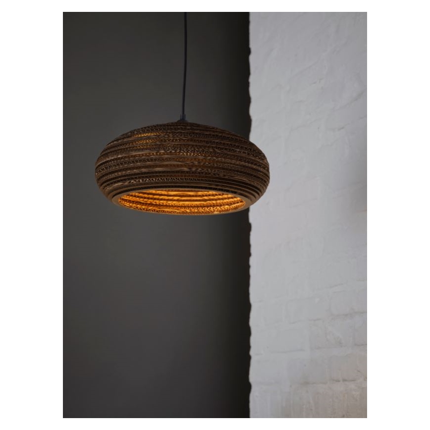 Ledvance - Lestenec na vrvici DECOR CARDBOARD 1xE27/15W/230V pr. 40 cm