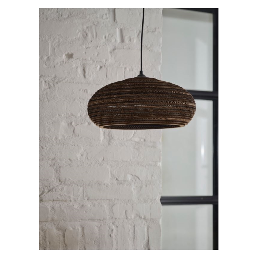 Ledvance - Lestenec na vrvici DECOR CARDBOARD 1xE27/15W/230V pr. 40 cm