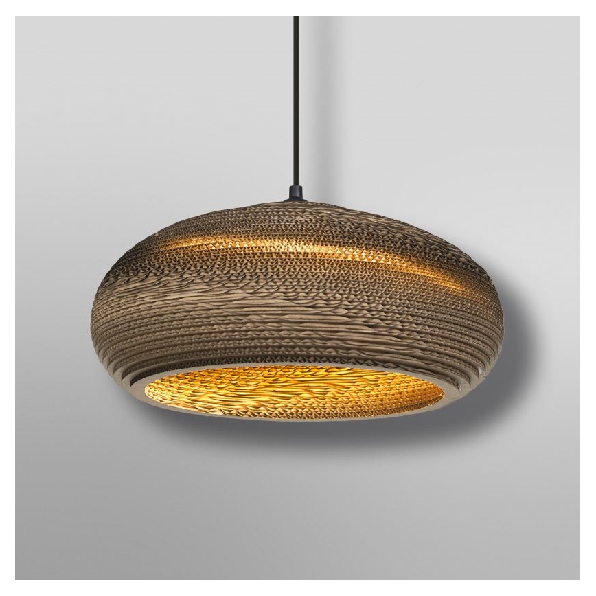 Ledvance - Lestenec na vrvici DECOR CARDBOARD 1xE27/15W/230V pr. 40 cm