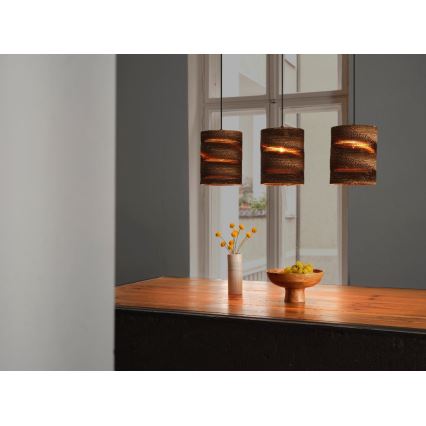 Ledvance - Lestenec na vrvici DECOR CARDBOARD 3xE27/15W/230V