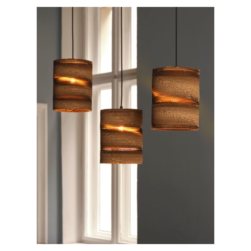 Ledvance - Lestenec na vrvici DECOR CARDBOARD 3xE27/15W/230V